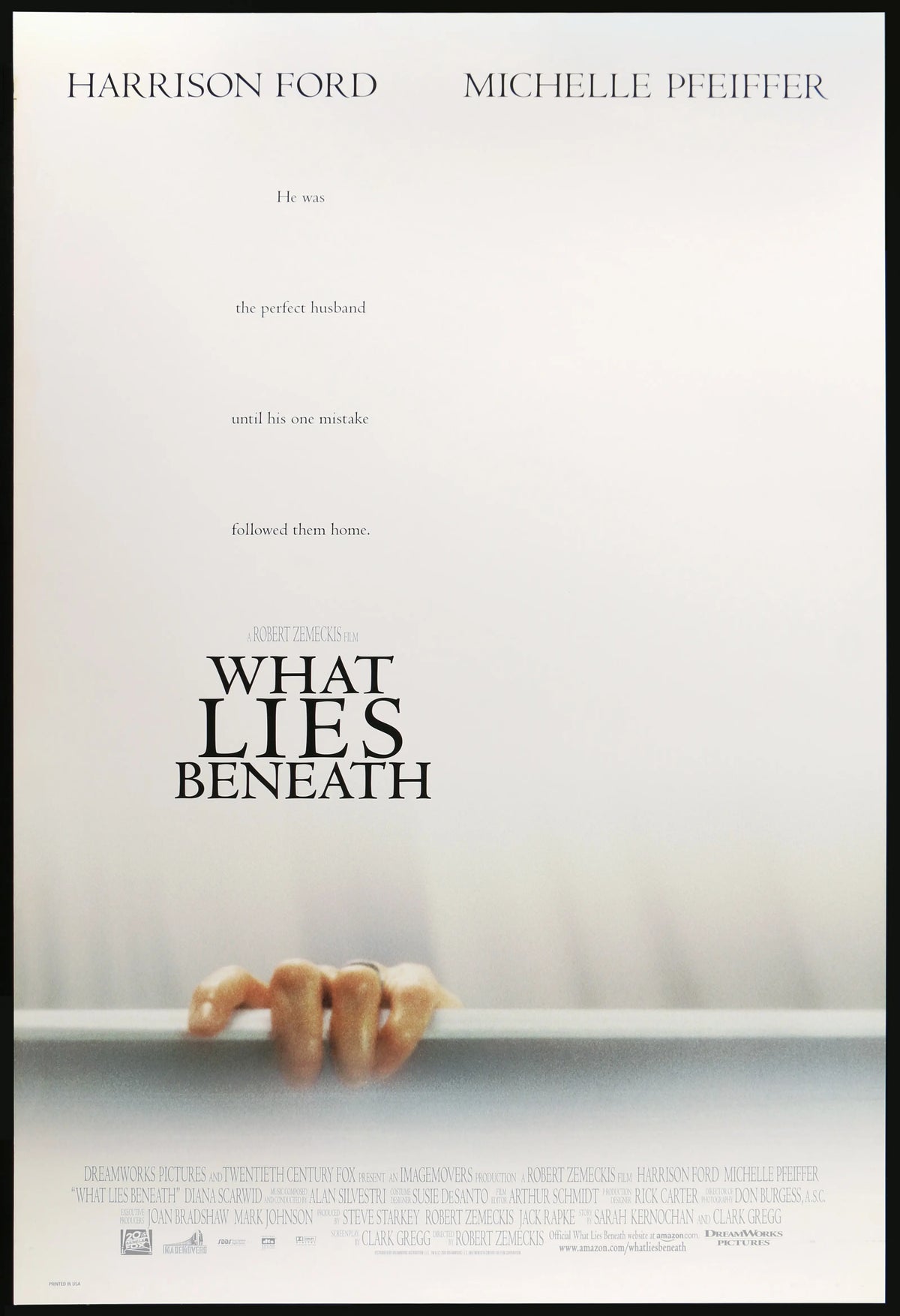 What Lies Beneath (2000) original movie poster for sale at Original Film Art