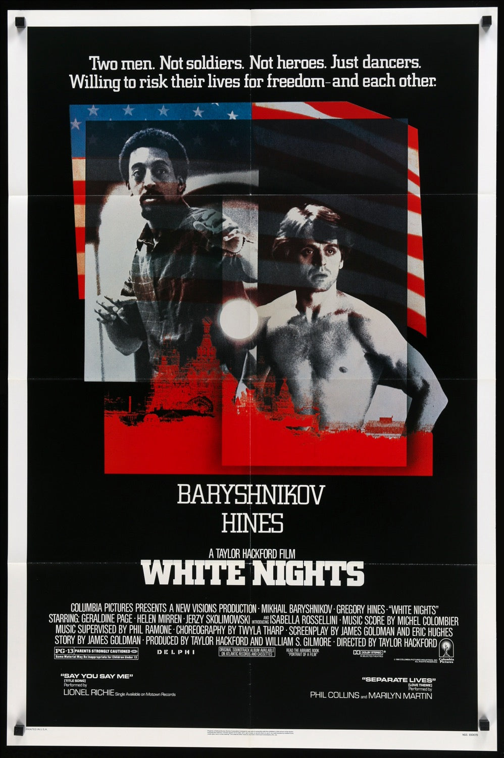 White Nights (1985) original movie poster for sale at Original Film Art