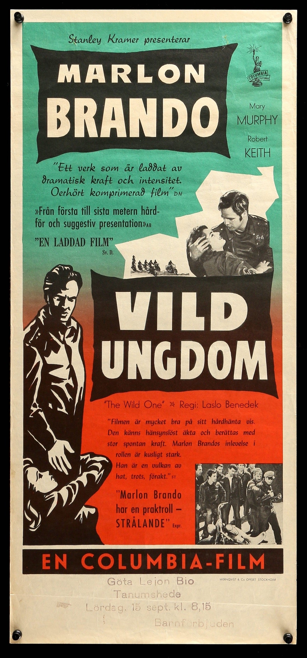 Wild One (1953) original movie poster for sale at Original Film Art