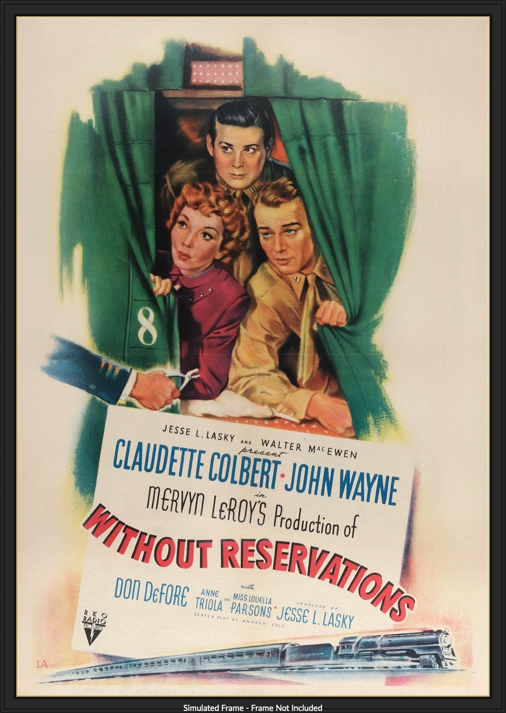 Without Reservations (1946) original movie poster for sale at Original Film Art - Vintage Movie Posters