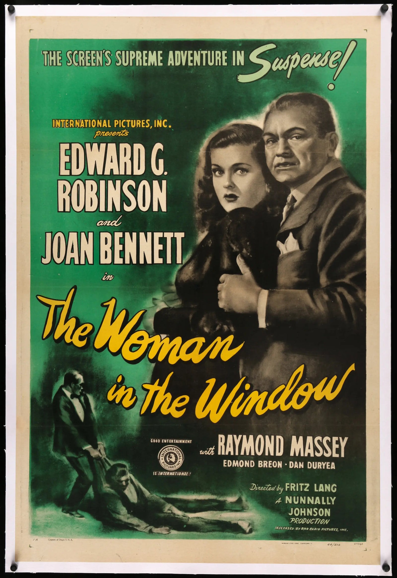 Woman in the Window (1944) original movie poster for sale at Original Film Art - Vintage Movie Posters