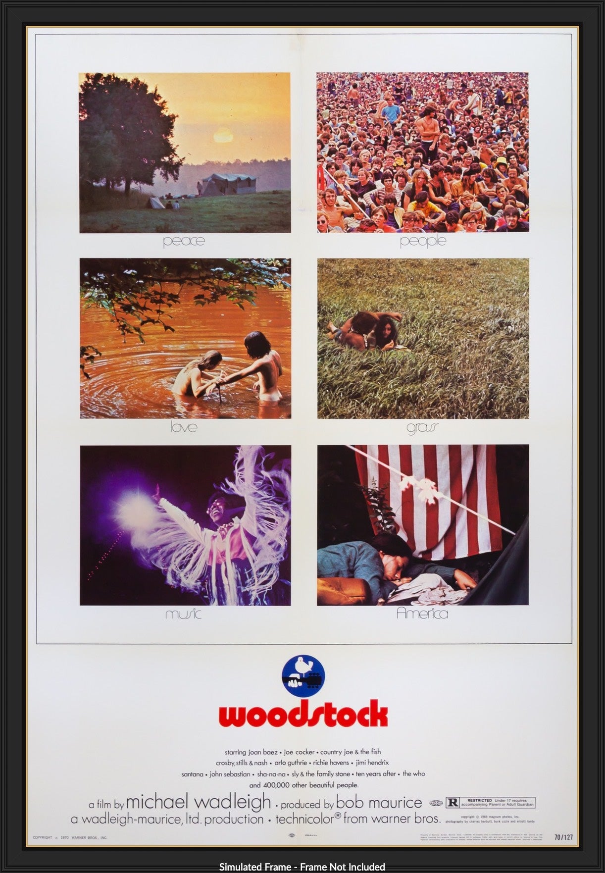 Woodstock (1970) original movie poster for sale at Original Film Art - Vintage Movie Posters
